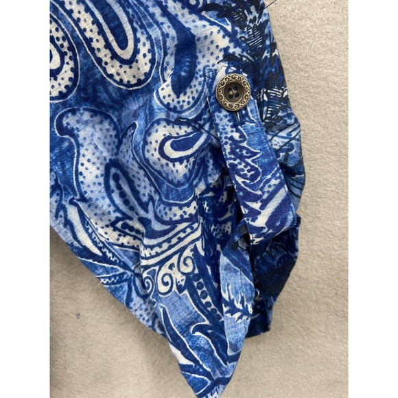 Chico's Blue Patterned Blazer - Picture 3 of 13